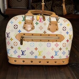 Louis Vuitton While multicolor Alma, Takashi Murarakami in excellent condition